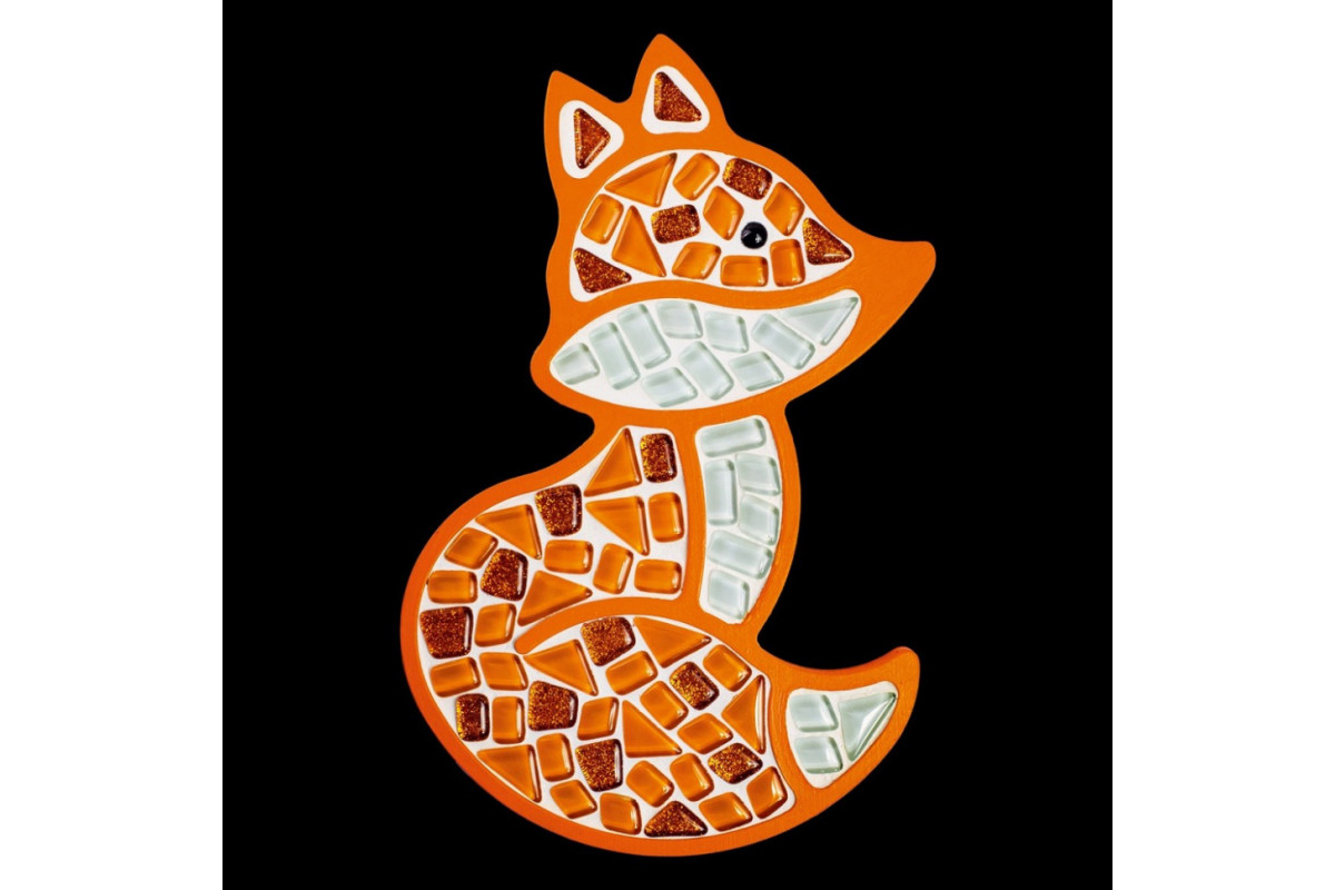 Детский набор для творчества хрустальная мозаика "Лиса" МА7002