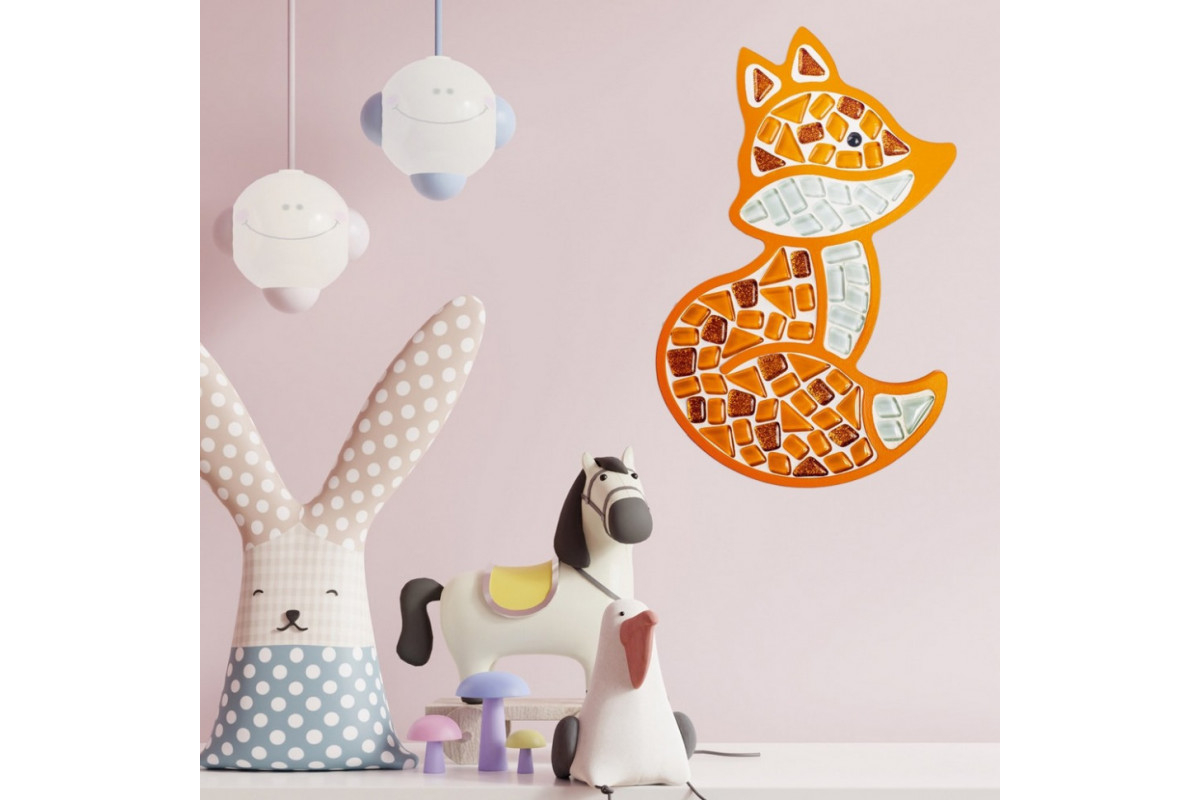 Детский набор для творчества хрустальная мозаика "Лиса" МА7002