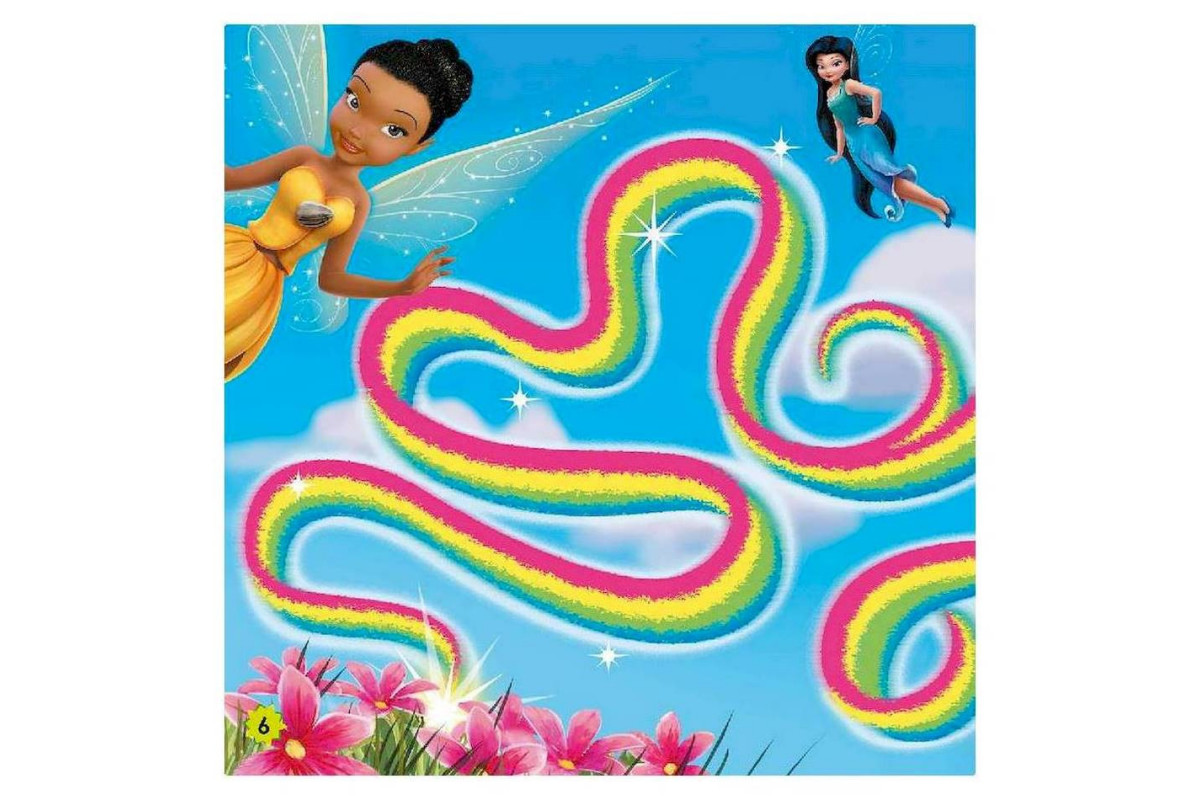 Лабиринты с наклейками "Феи" Дисней 1249003, 450 наклеек