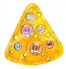 Деревянный пазл-вкладыш "Мышки в сыре" Ubumblebees (ПСД042) PSD042 сортер-головоломка