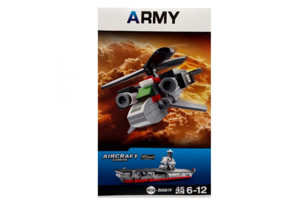Детский конструктор "Aircraft carrier" M38-B0661-6, 45 деталей