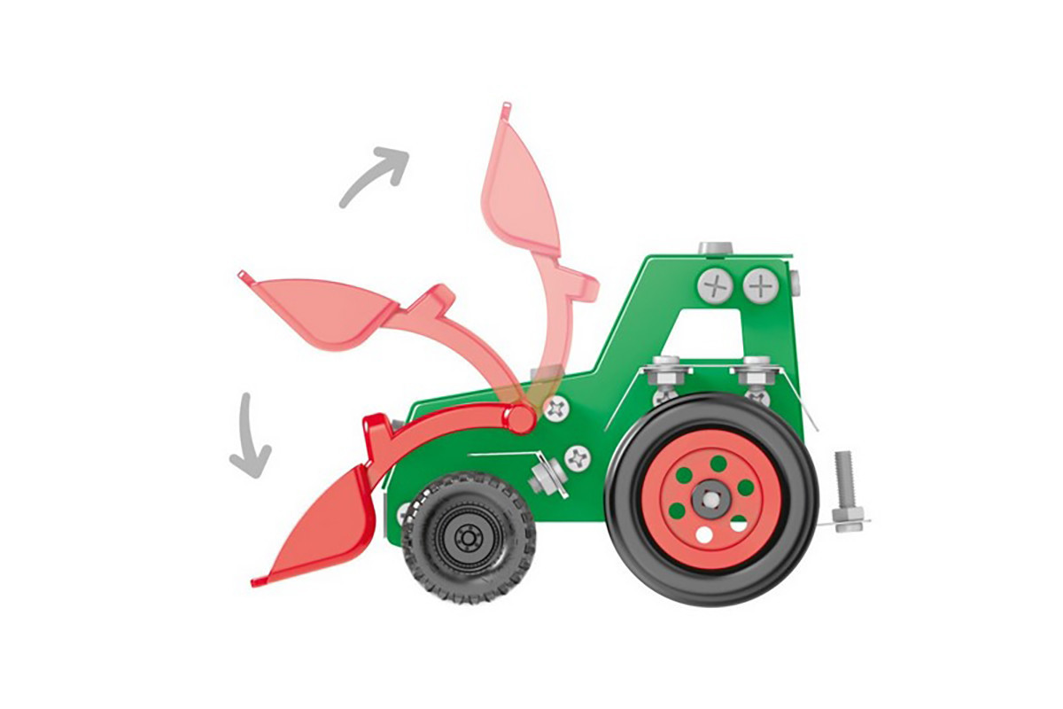 Детский металлический конструктор 1799TXK 140 деталей