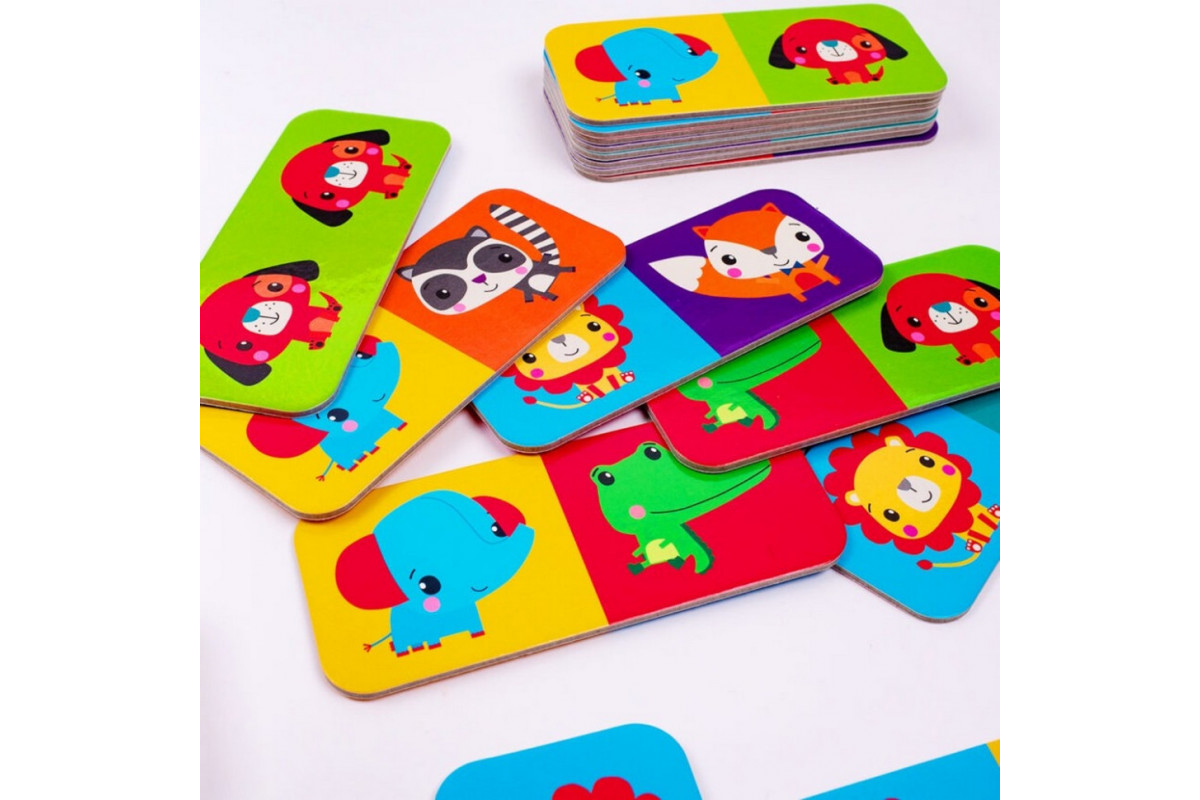 Настольная игра "Домино" VT2910-03 в тубусе 28 элементов