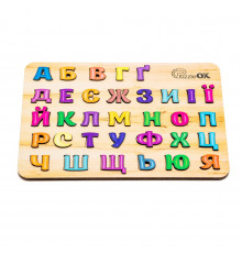 Развивающая деревянная игрушка "Азбука" Арт-11229, 33 элемента A4