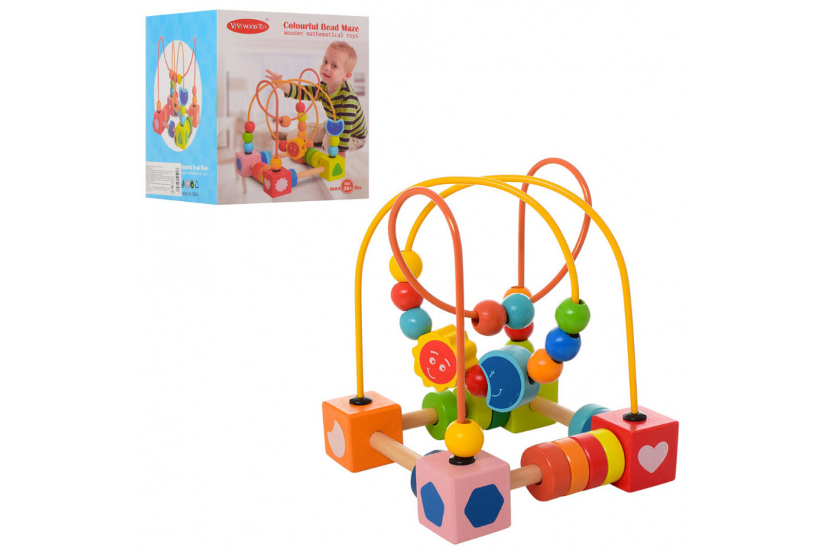 Развивающая игрушка Лабиринт MD 1242 деревянная