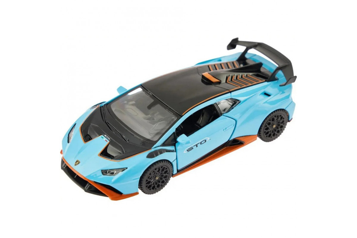 Дитяча автомодель "Lamborghini Huracan STO" Rastar 64300 блакитний, масштаб 1:32