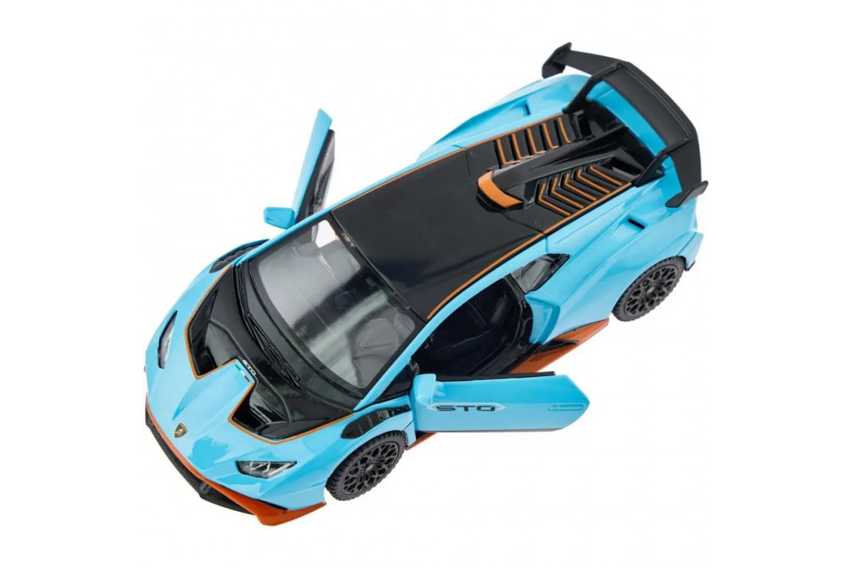 Дитяча автомодель "Lamborghini Huracan STO" Rastar 64300 блакитний, масштаб 1:32