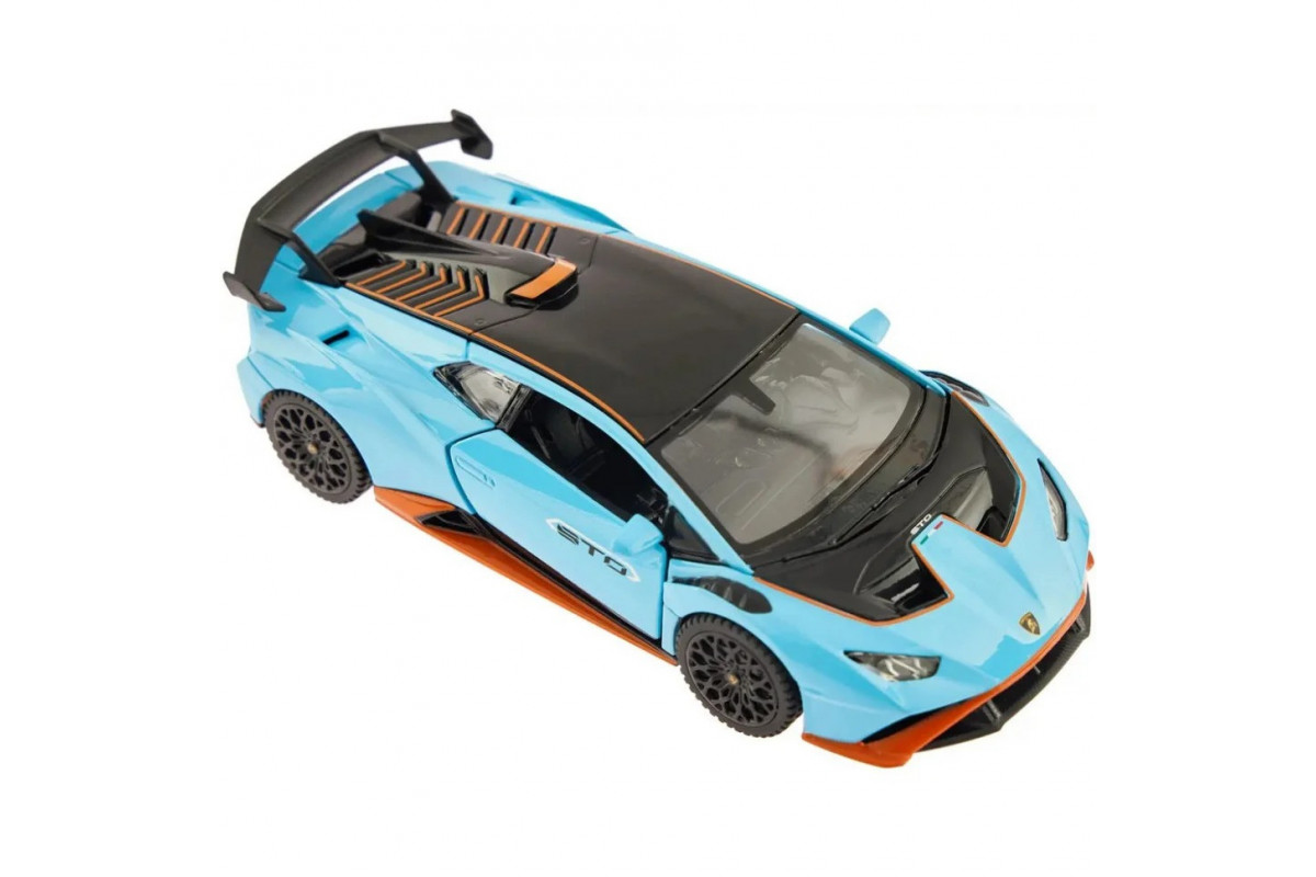 Дитяча автомодель "Lamborghini Huracan STO" Rastar 64300 блакитний, масштаб 1:32