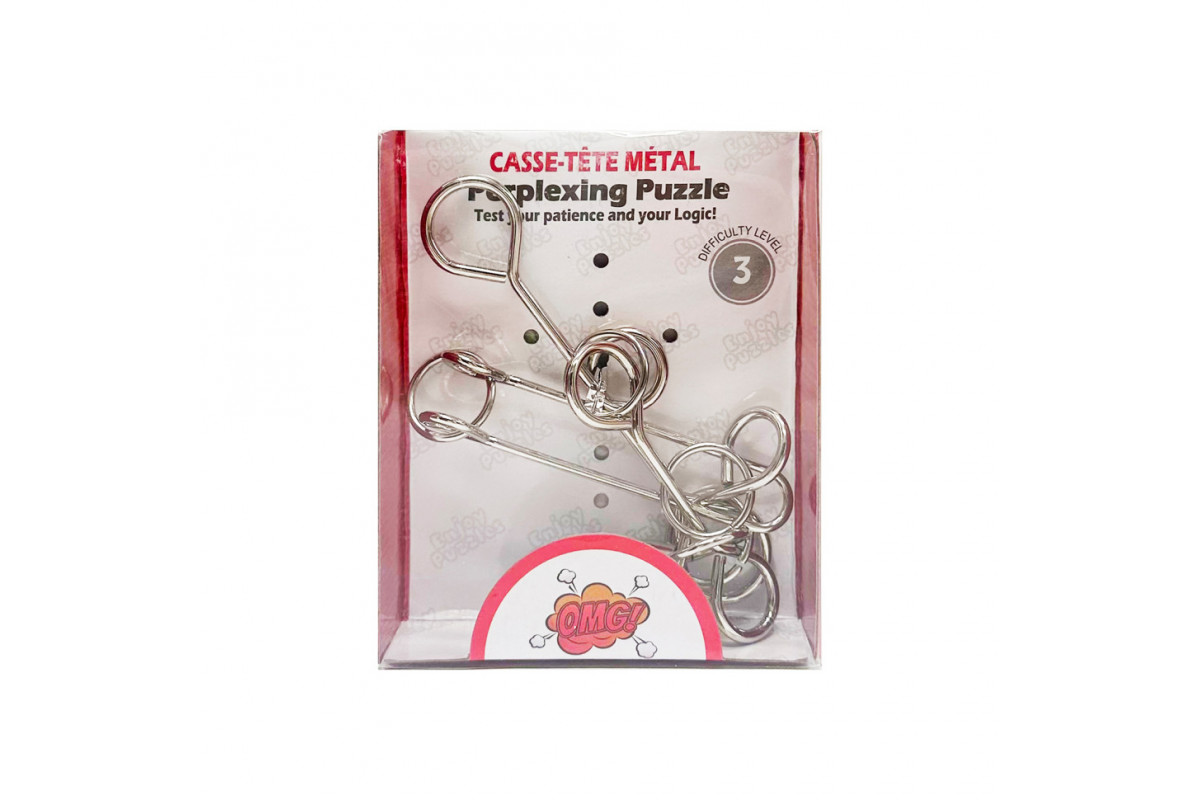 Металлическая головоломка "Perplexing puzzle" 5562D-8, 3 сложность