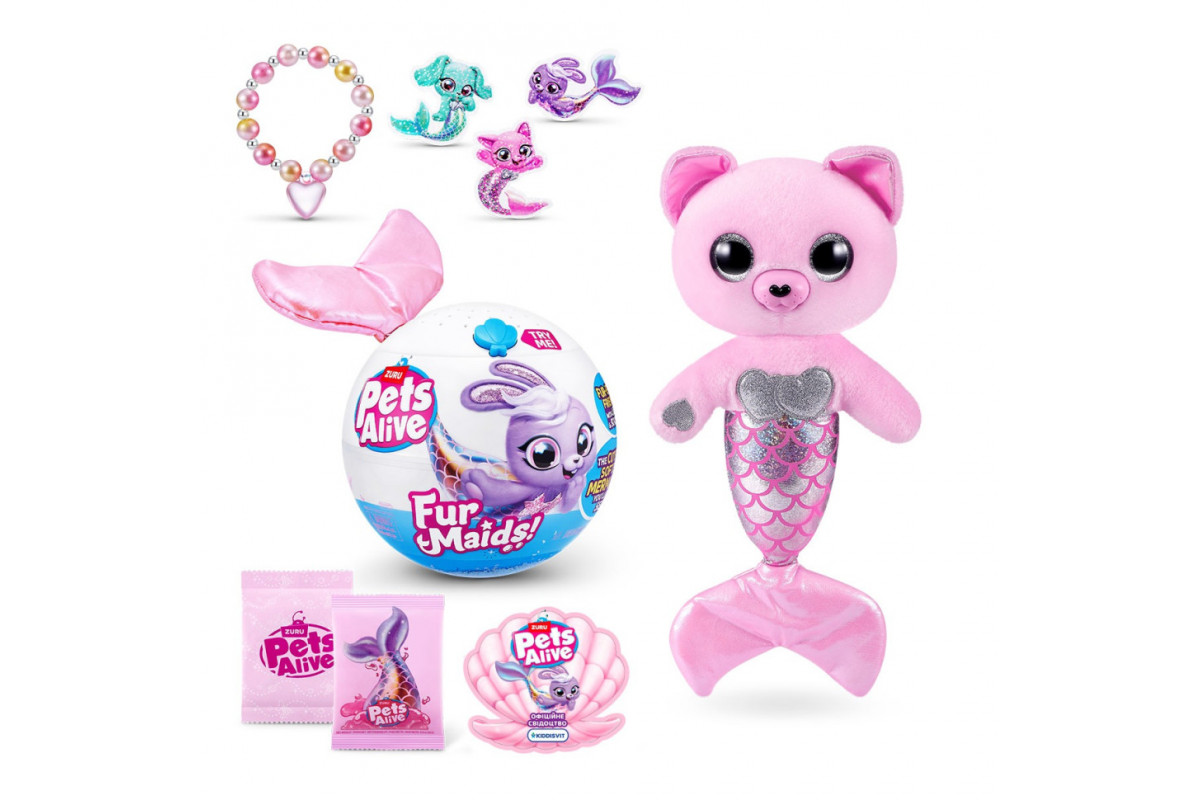 Інтерактивний ігровий набір серії "Furmaids" Кошеня Пурл Pets & Robo Alive 9555A
