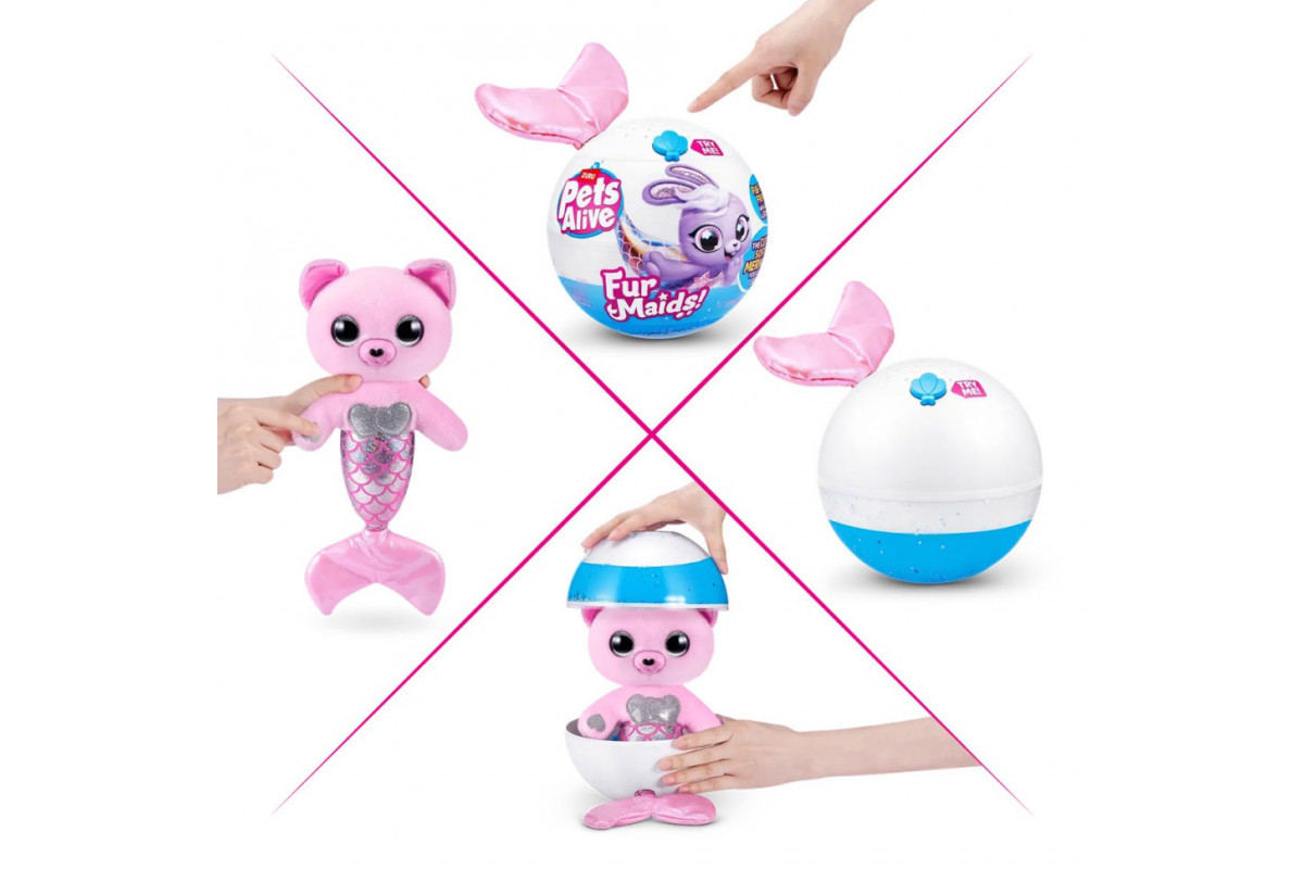 Інтерактивний ігровий набір серії "Furmaids" Кошеня Пурл Pets & Robo Alive 9555A