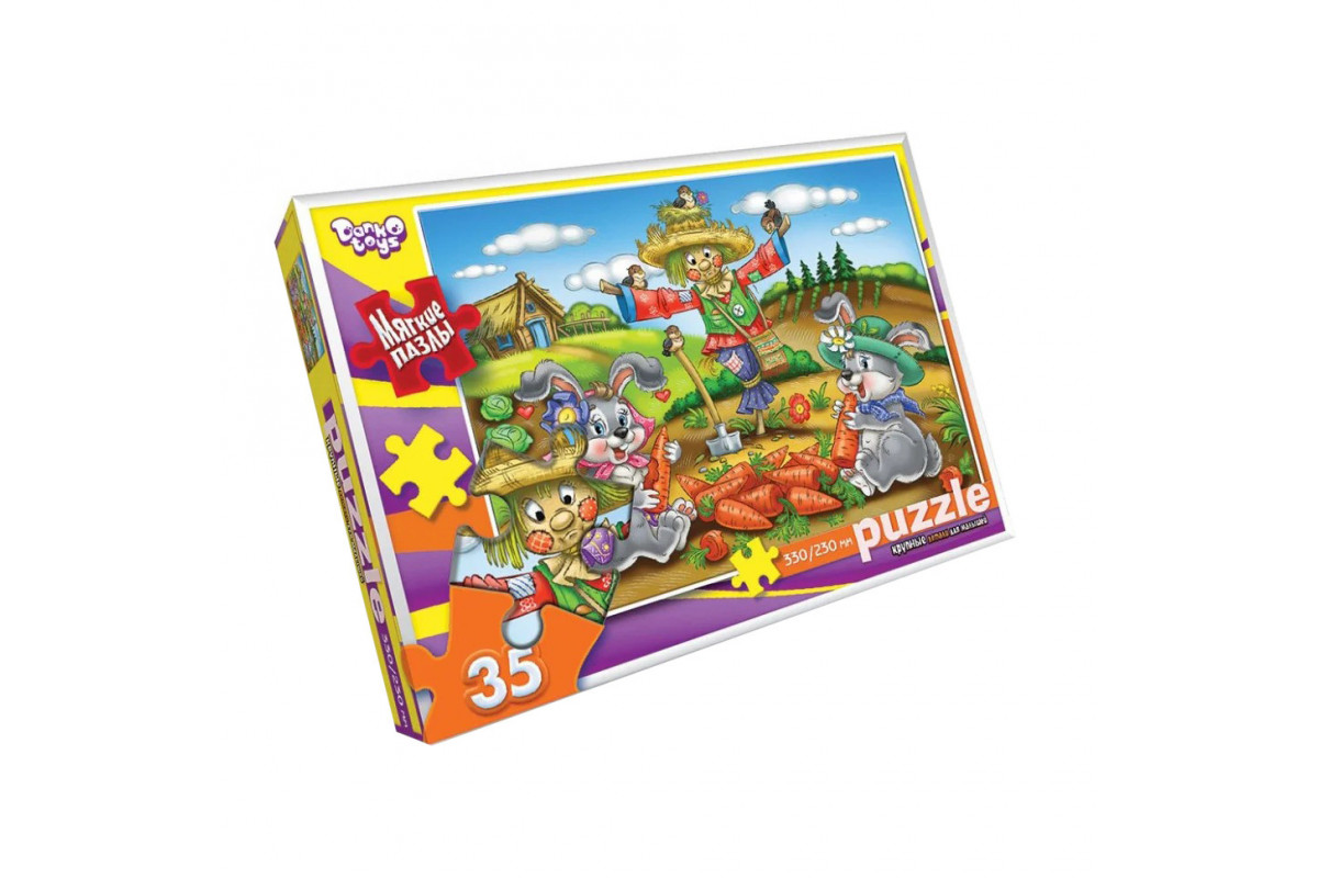 Мягкие пазлы "Пугало" S35-10-09, 35 элементов