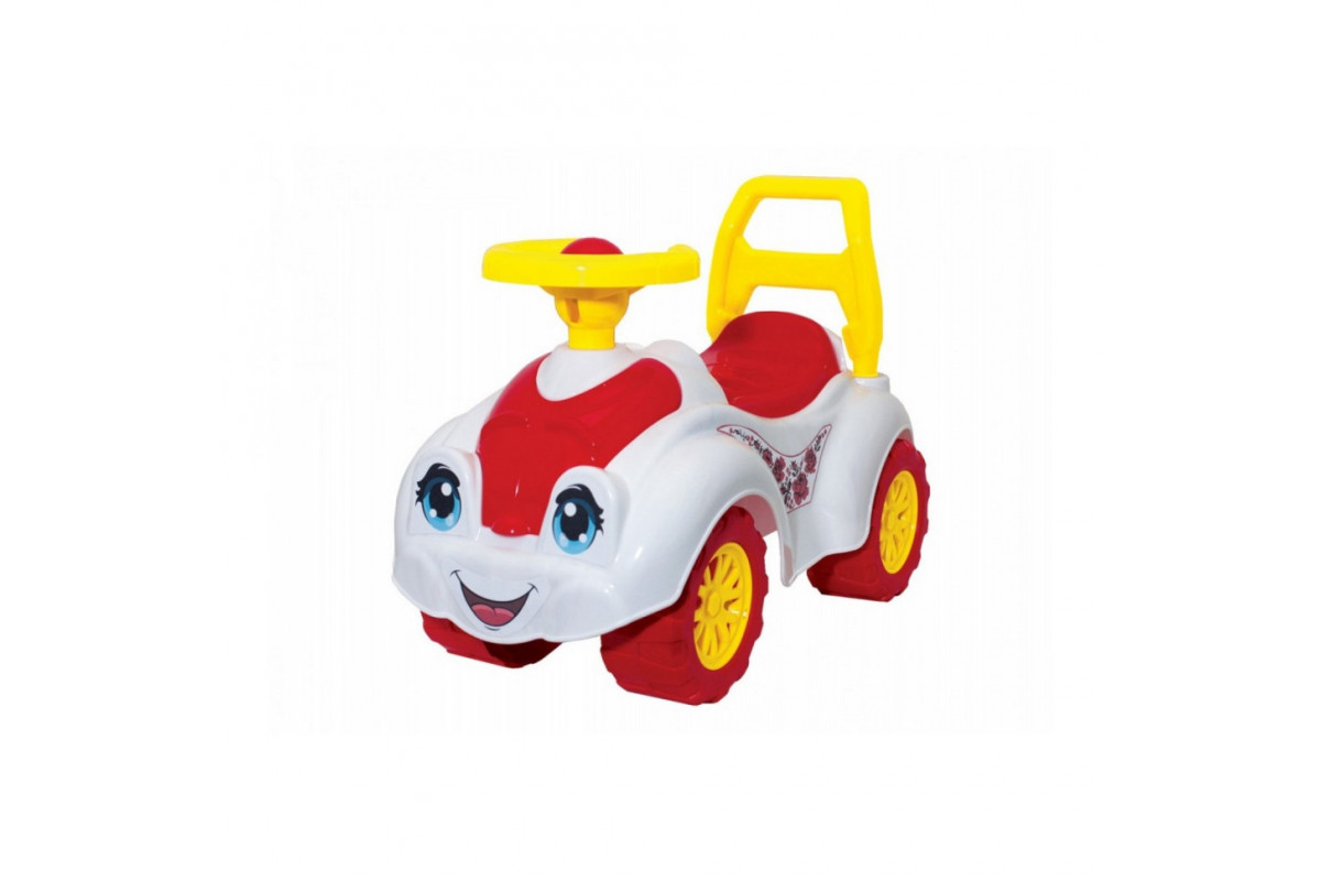 Машинка-каталка толокар для прогулок ТехноК 3503TXK Белая