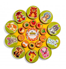 Деревянный детский сортер "Кто что ест" (ПСД276) PSD276 на липучках