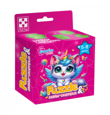Детские пазлы с сюрпризом "Котик-единорожка" VT8030-07, 180 деталей