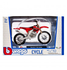 Детская модель Мотоцикла "Honda CRF450R" Bburago 18-51030-10 масштаб 1:18