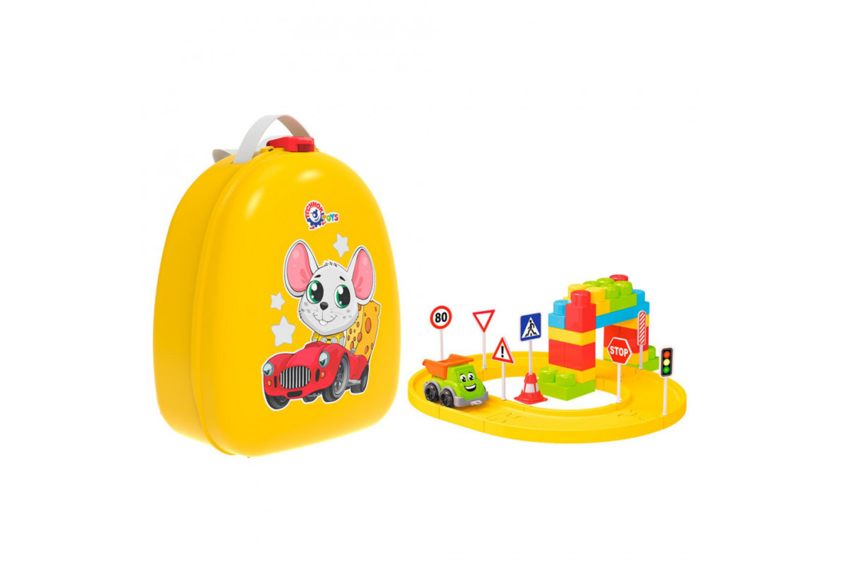 Детский Конструктор в рюкзаке ТехноК 8652TXK с дорожными знаками