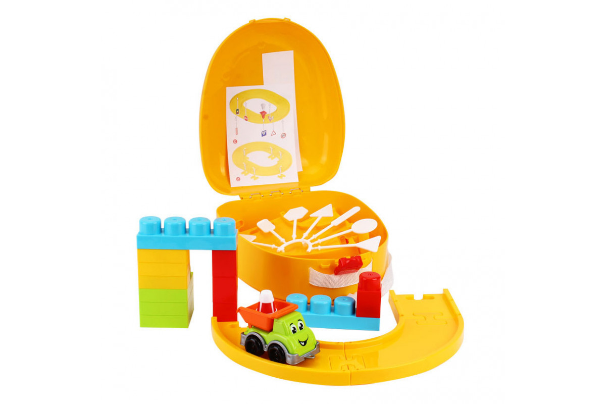 Детский Конструктор в рюкзаке ТехноК 8652TXK с дорожными знаками