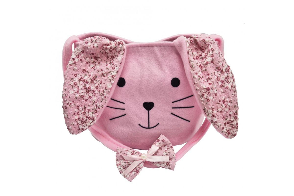 Детская сумочка "Зайчик" SK090D ушки, длинная ручка, 1 отделение-липучка