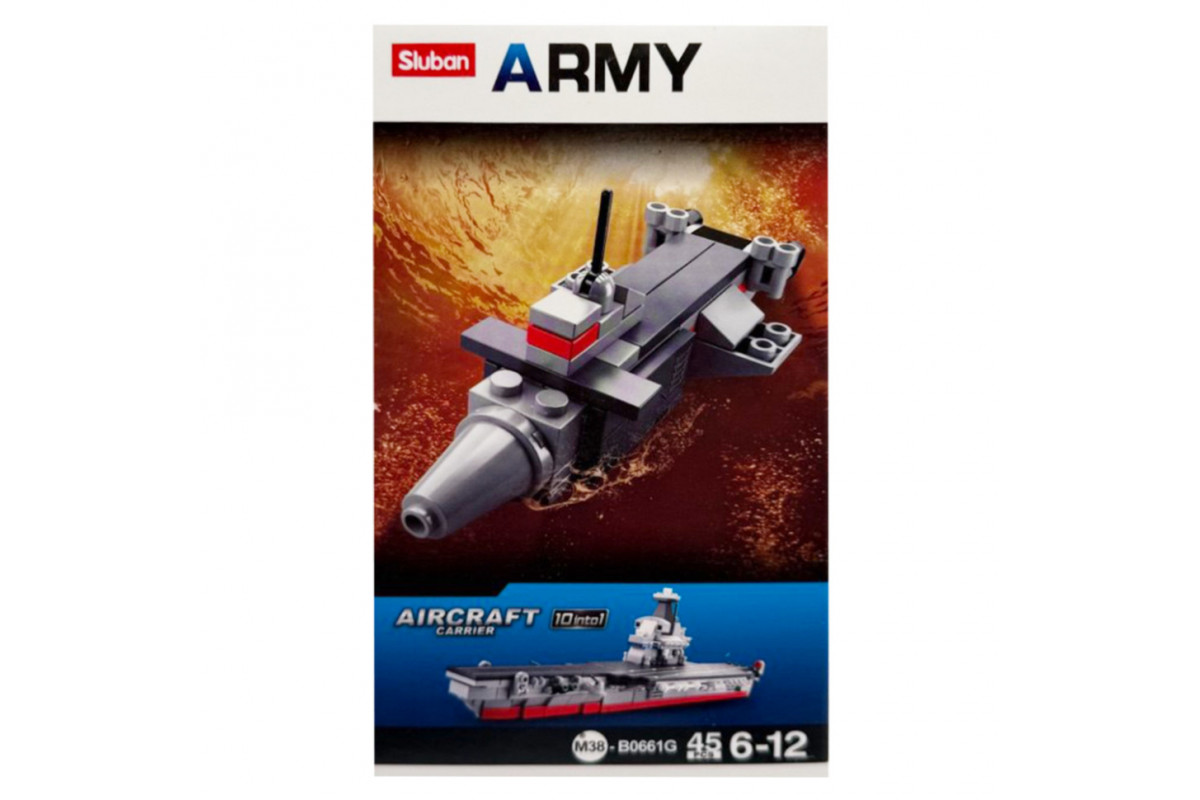Детский конструктор "Aircraft carrier" M38-B0661-7, 45 деталей