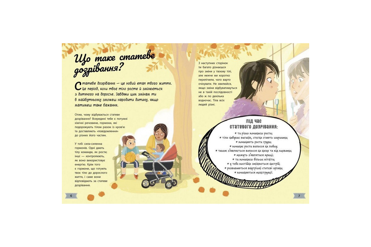 Детская книга "Мое тело меняется путеводитель по взрослению" 1625001 для девочек