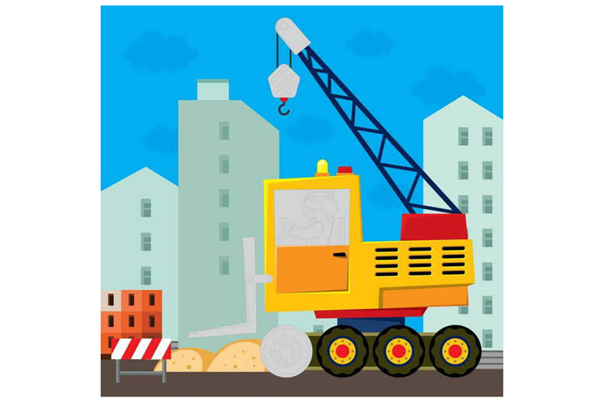 Детский сборник книжек "Собери картинку" Книжковий Хмарочос 379532 с наклейками