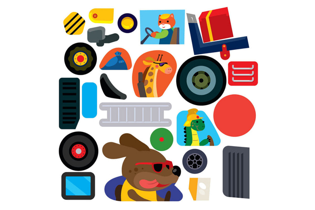 Детский сборник книжек "Собери картинку" Книжковий Хмарочос 379532 с наклейками