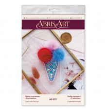 Набор для вышивания бисером украшения "Вкусности" AD-075 на натуральном холсте