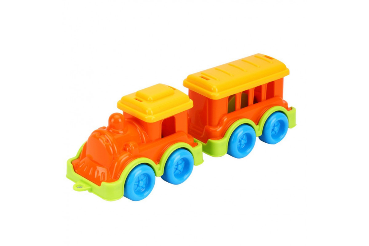 Дитяча іграшка "Потяг Міні" 8089TXK з вагончиком, різнокольоровий