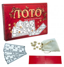 Лото 30656 с деревянными фишками