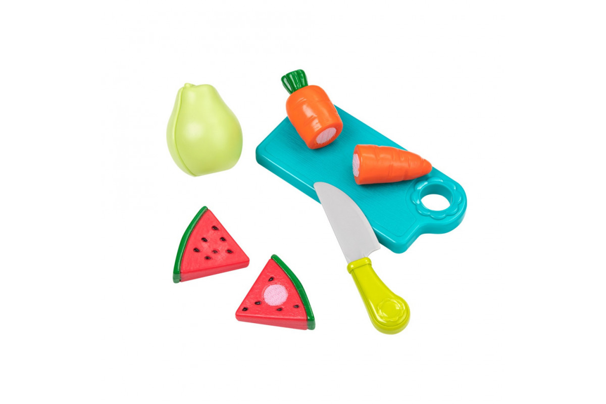 Ігровий набір "Овочі-Фрукти на липучках" Battat Lite BT4743Z, 37 предметів