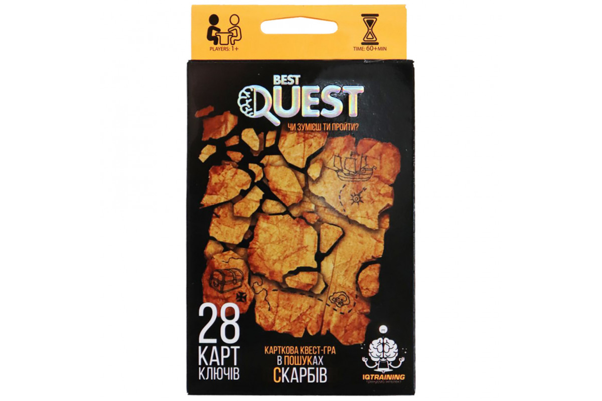 Карточная квест-игра "BEST QUEST" (укр.) BQ-01-01-04U  BQ-01-03U