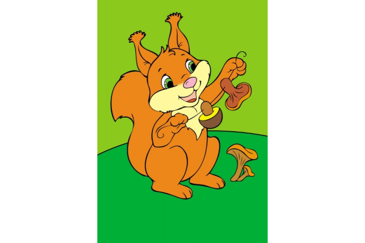 Дитяча розмальовка "Подивися і розфарбуй: Звірятка" 628008