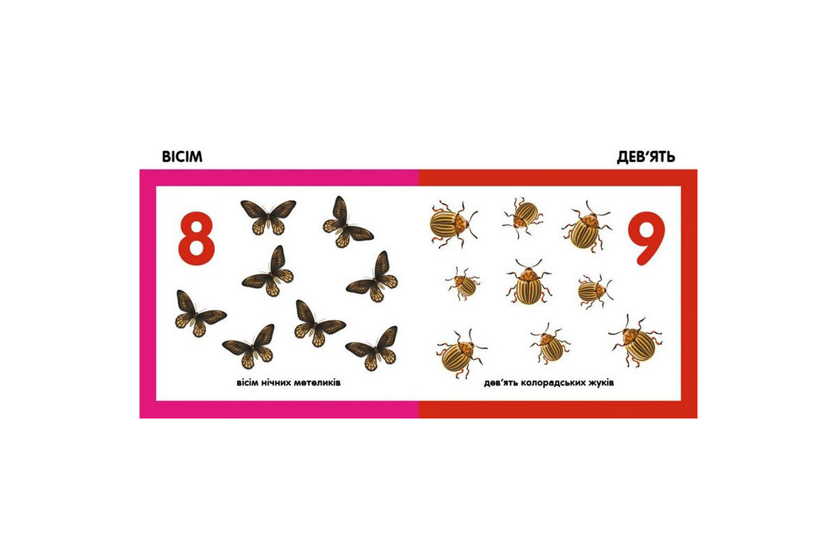 Дитяча смарт-книжечка "Лічимо комах" 944010, 24 сторінки