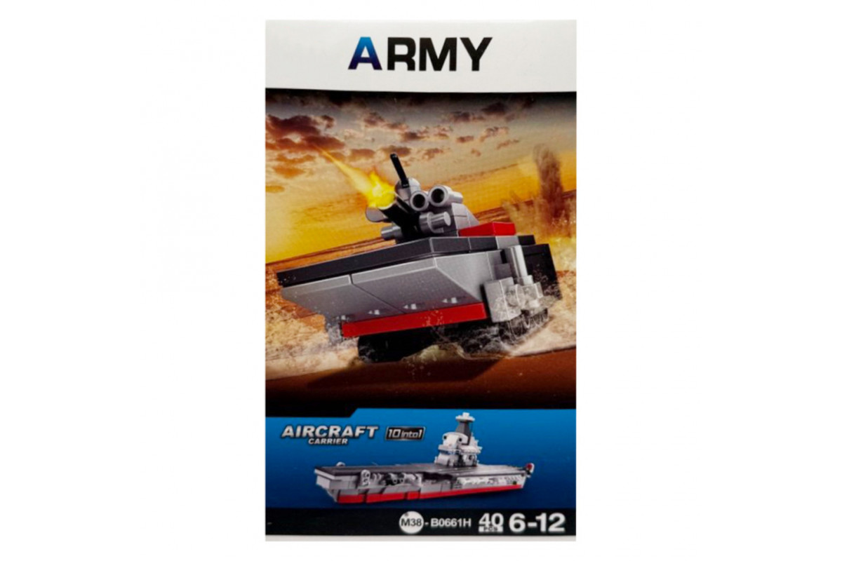 Детский конструктор "Aircraft carrier" M38-B0661-8, 40 деталей