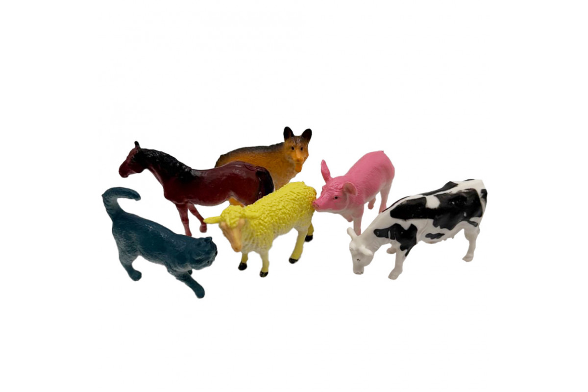 Детский игровой набор "Животные" G11A, в наборе 6 штук