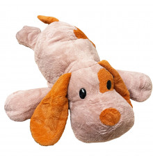 Дитяча м'яка іграшка "Собачка" L1132(Violet) іграшка з пледом, розмір 55 см