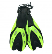 Ласты с открытой пяткой DLV Deep NE-66-43-46-Y размер L/XL 43-46 салатовые