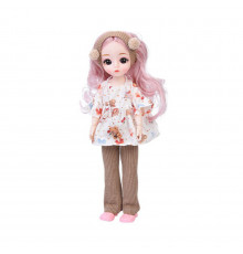 Дитяча іграшкова лялька F0322(White) шарнірна, розмір 29 см