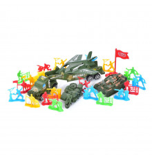 Игровой набор Солдатики Bambi 8899-49-50 с транспортом Вид 1