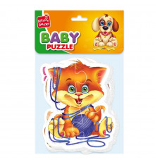Детские беби пазлы "Домашние любимцы" VT1106-81 на укр. языке