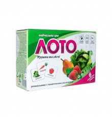 Лото "Фрукты и овощи" 30366 (укр.)