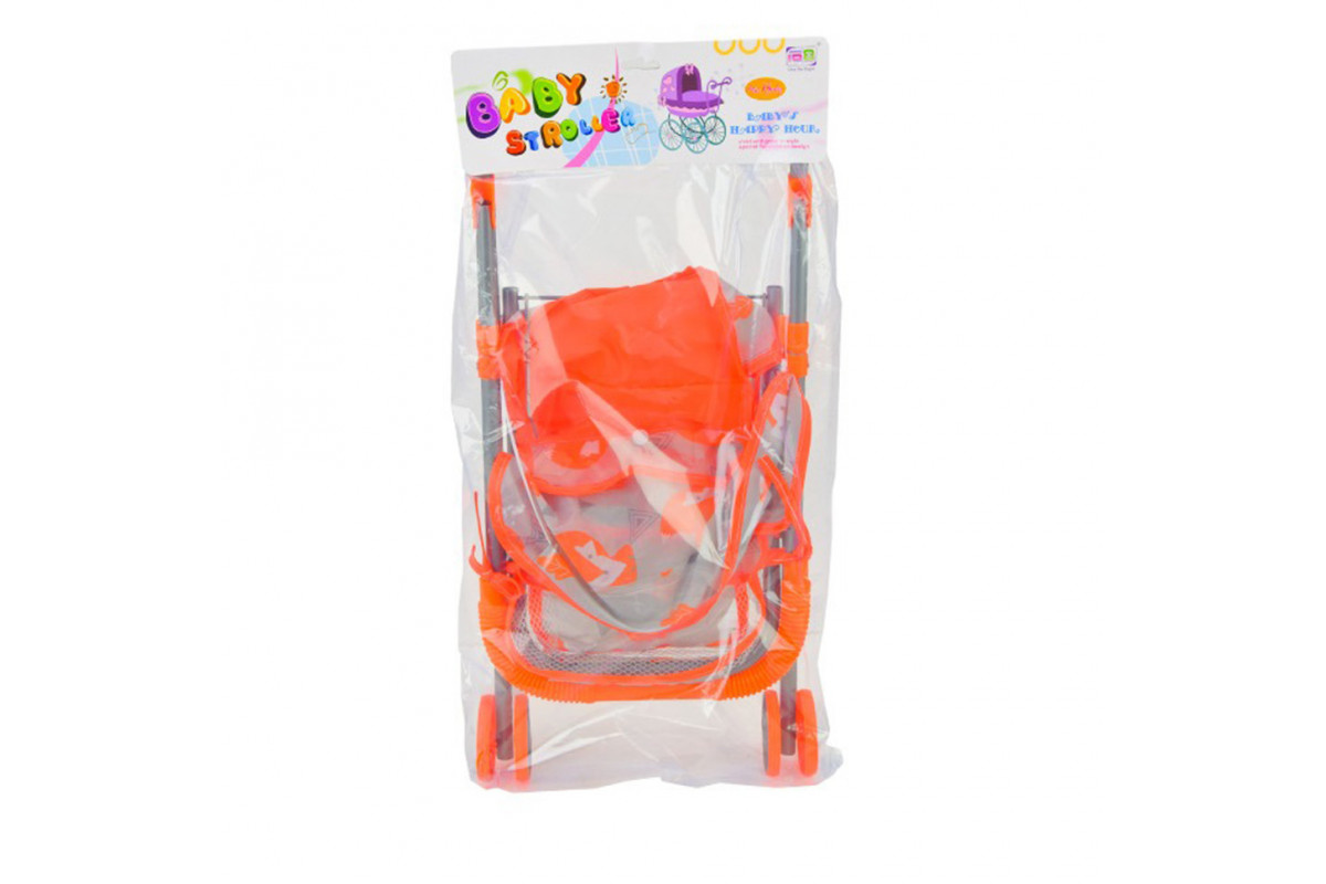 Детская колясочка для кукол «Лисички» CS7912 прогулочная, складная