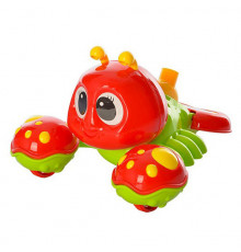 Детская каталка "Краб" 0350MR на палке Красный