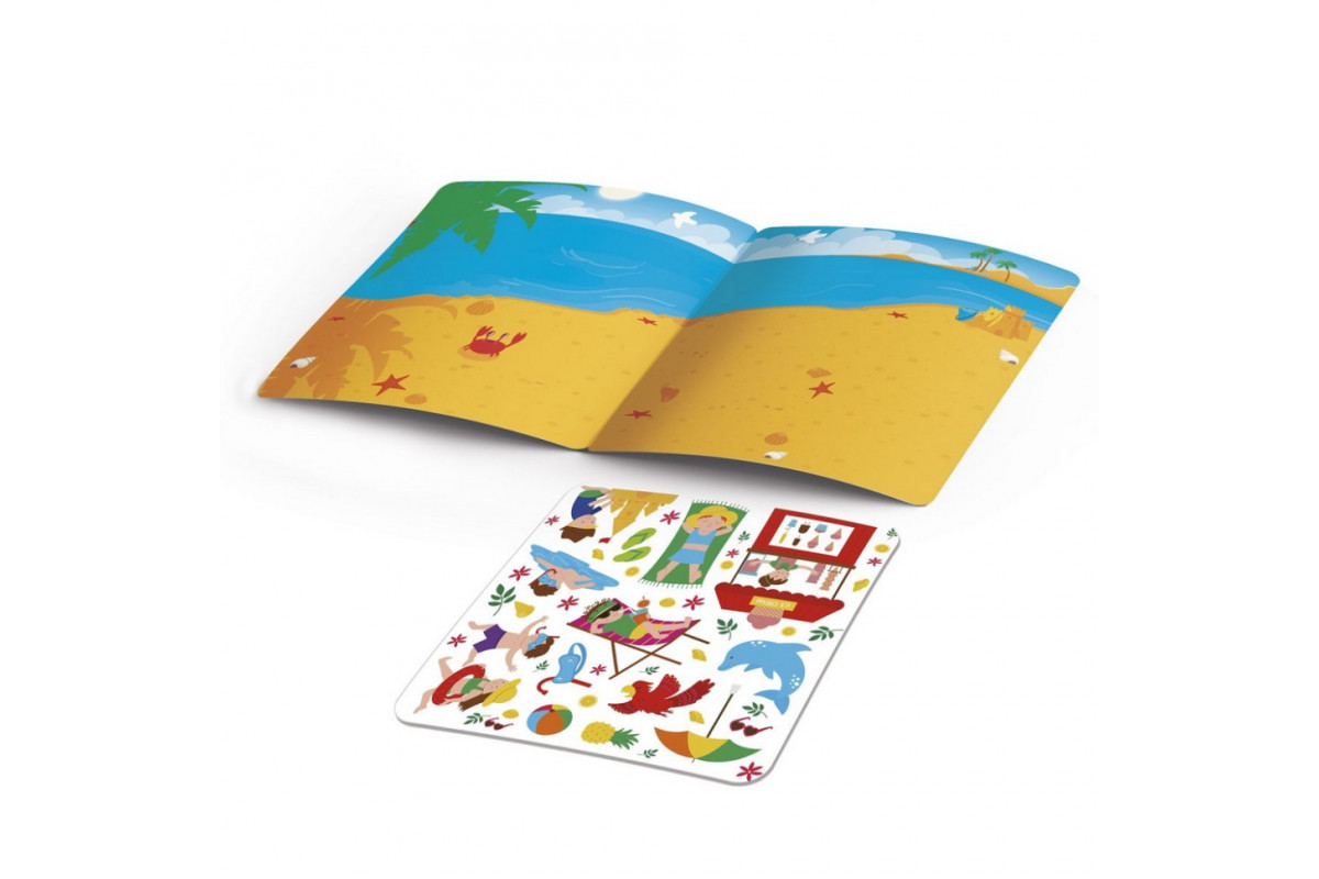 Набор для творчества "Пляж" VT4206-51, 13 наклеек на планшетке