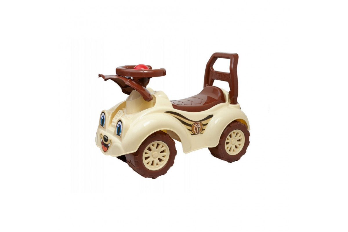 Машинка-каталка толокар для прогулок ТехноК 2315TXK Коричневая