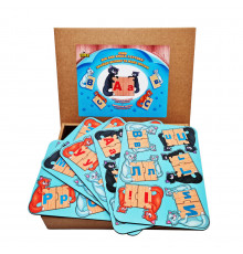 Розвиваюча гра "Котики з літерами" (ПСД247) PSD247 знайди велику та малу літери