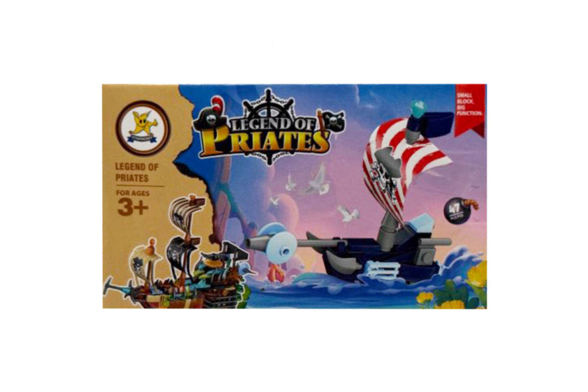Конструктор детский "Legend of Priates" SM194B-9, 47 деталей