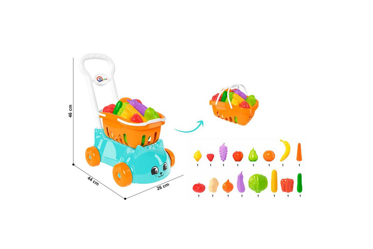 Детская тележка для супермаркета 7570TXK