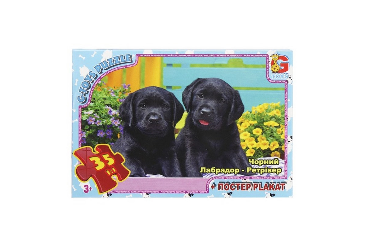 Дитячий пазл "Домашні улюбленці" AN145 постер 35 елементів